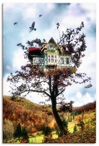 artland-leinwandbilder-baumhaus-40x60-cm-fantasy-m-rchen image 4