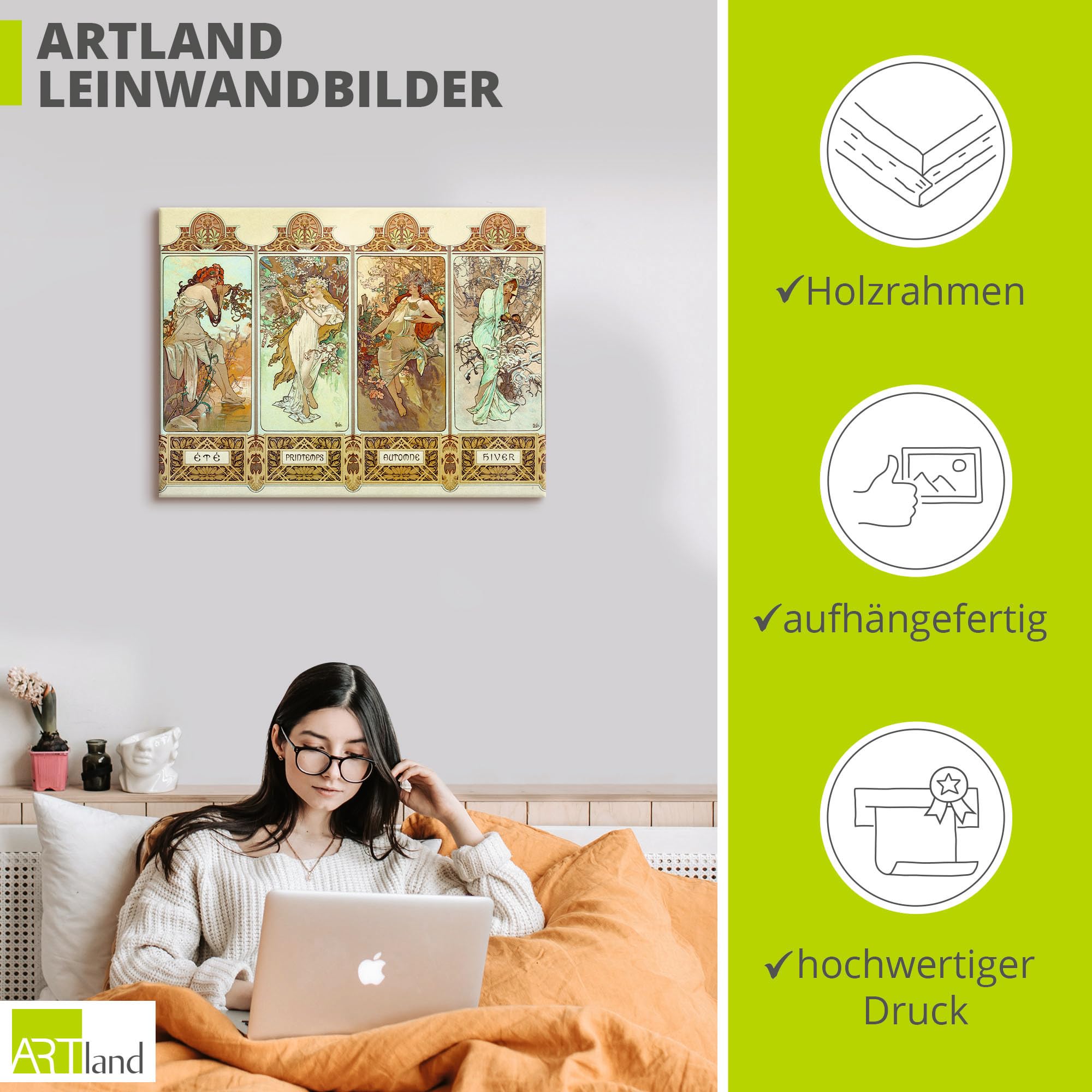 artland-leinwandbilder-mucha-jahreszeiten-120x90-cm image 3
