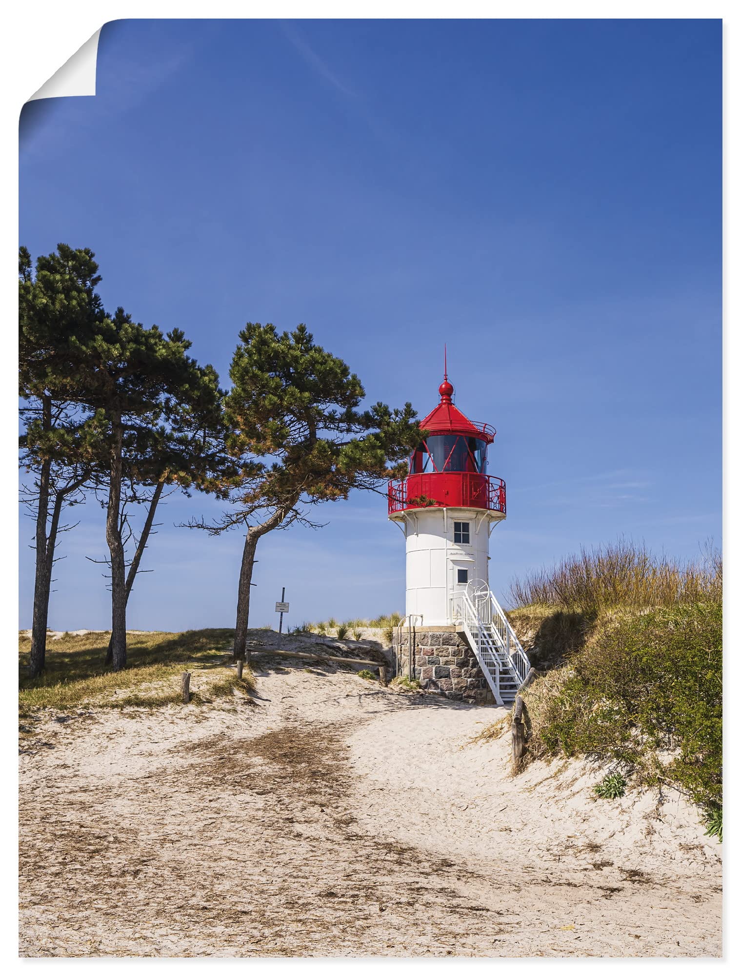 artland-kunstdrucke-leuchtturm-sylt-poster-80x120-cm-nordsee image 6
