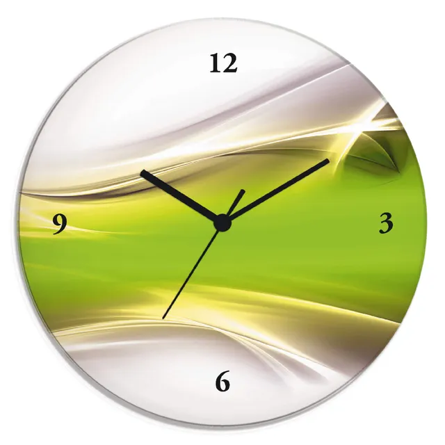 artland-wanduhren-t9hz-funkuhr-30-cm-abstrakt-glas image 1