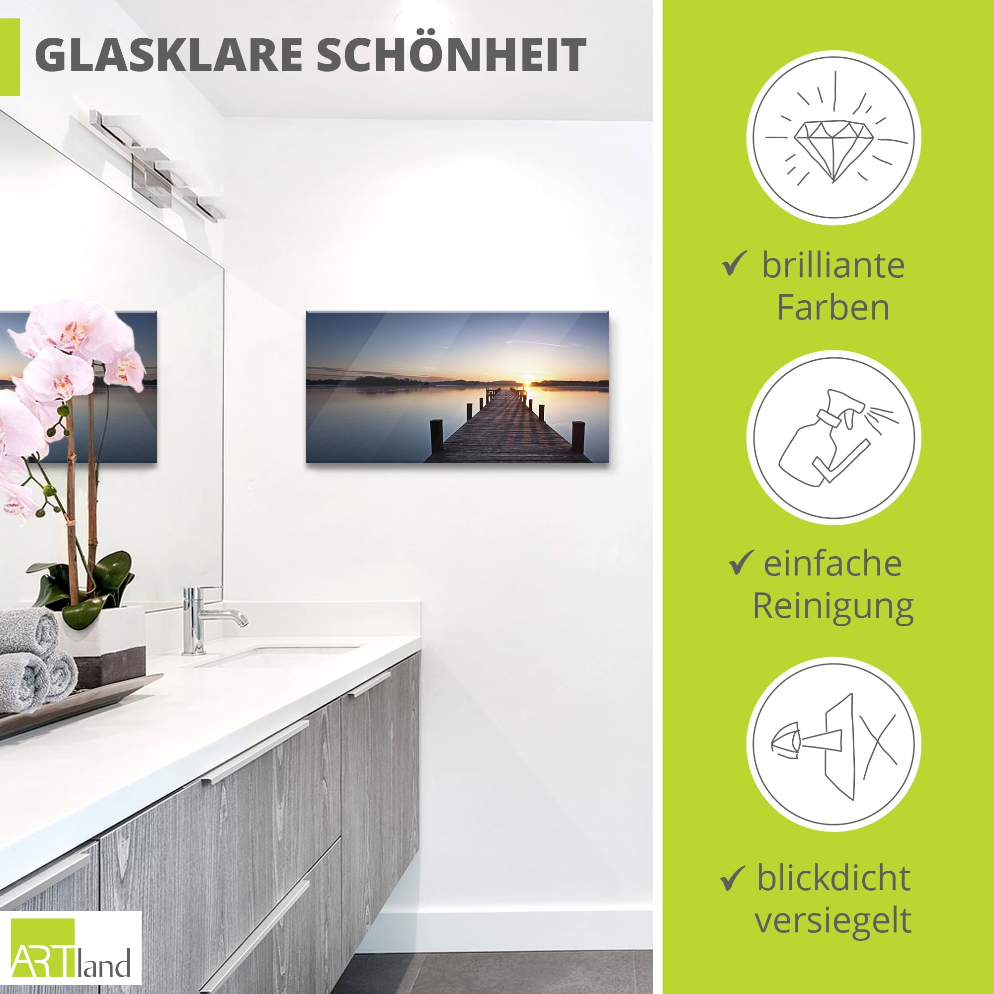 artland-glasbilder-t9mv-glasbild-sonnenuntergang-steg-100x50-quer image 2