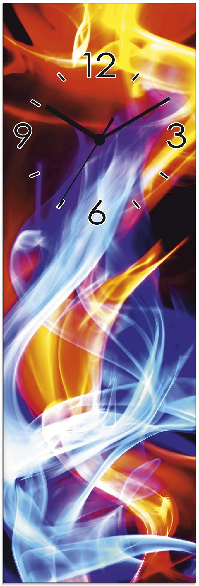 artland-wanduhren-s8ul-glasuhr-20x60-cm-quarzuhr-welle image 8