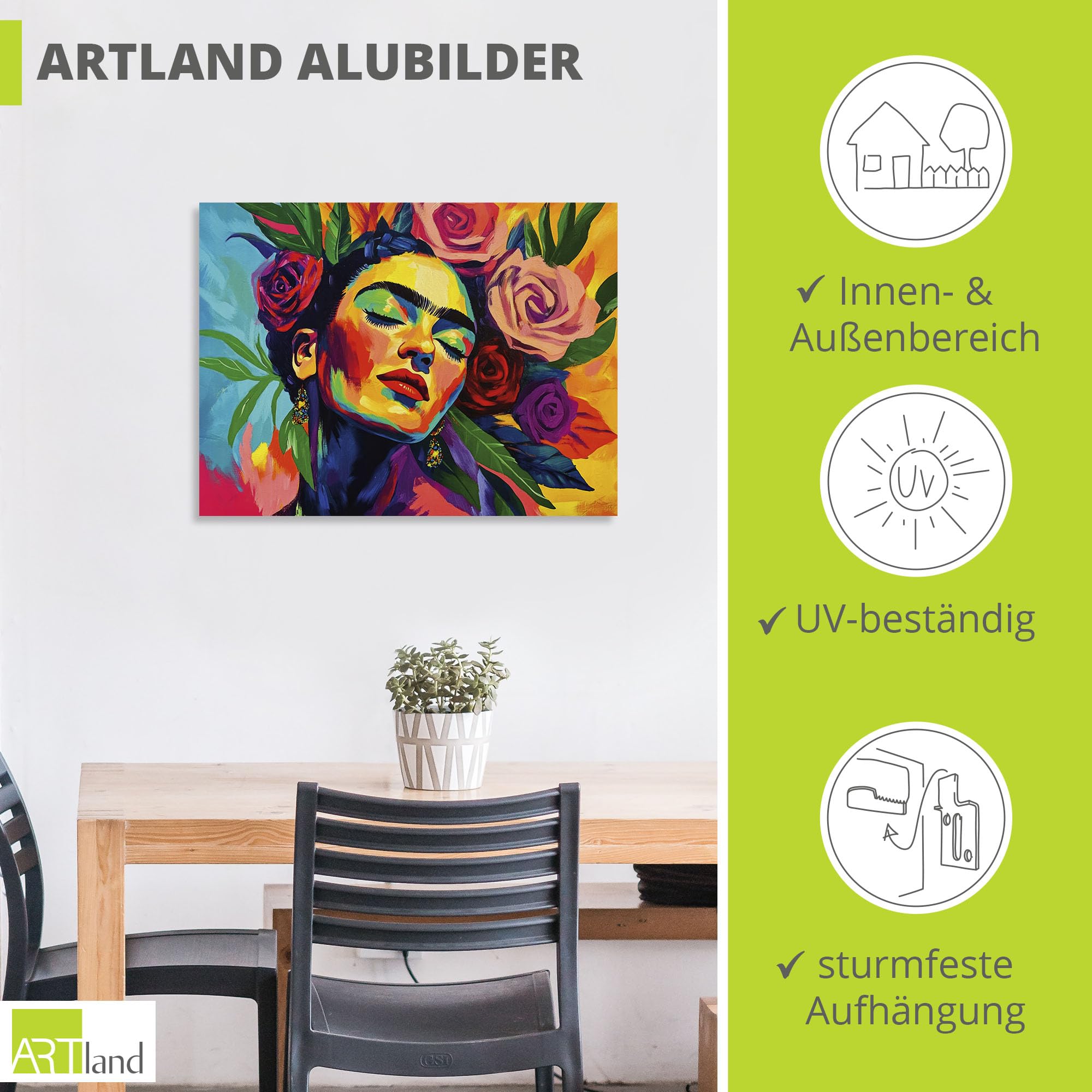 artland-alubilder-u5mt-alubild-60x45-cm-frau-floral-bunt image 3
