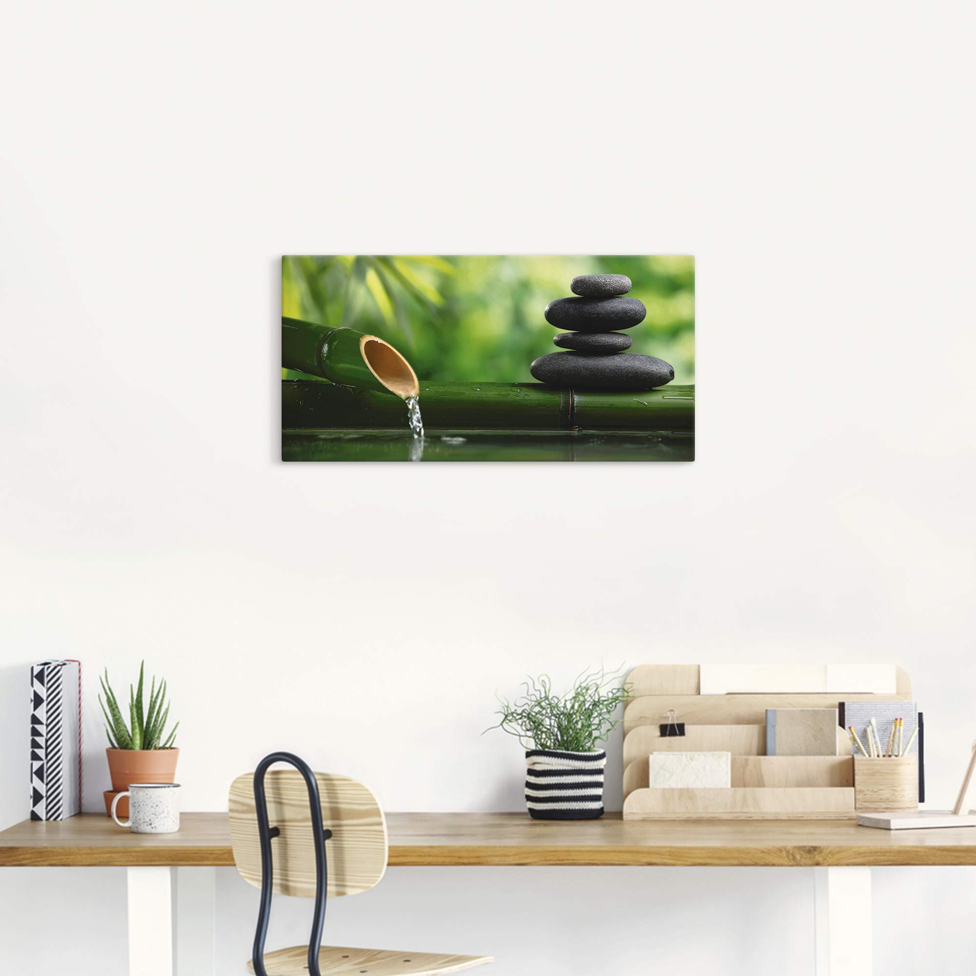 artland-leinwandbilder-bambusbrunnen-leinwandbild-30x30-cm-zen-gr-n image 7