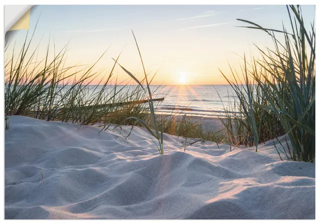 artland-wandaufkleber-strand-meer-selbstklebend-wandtattoo image 1