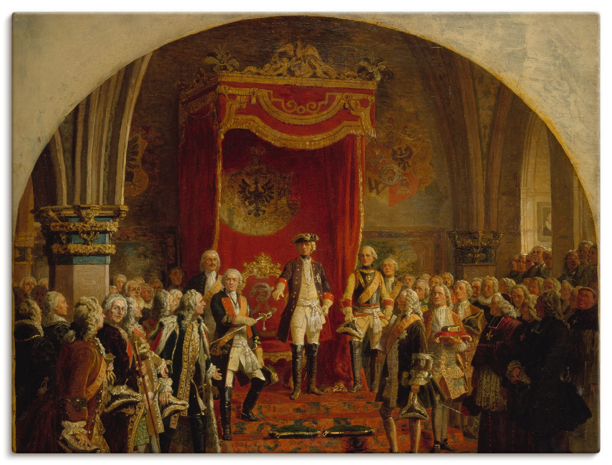 artland-leinwandbilder-leinwandbild-80x60-friedrich-der-gro-e image 1