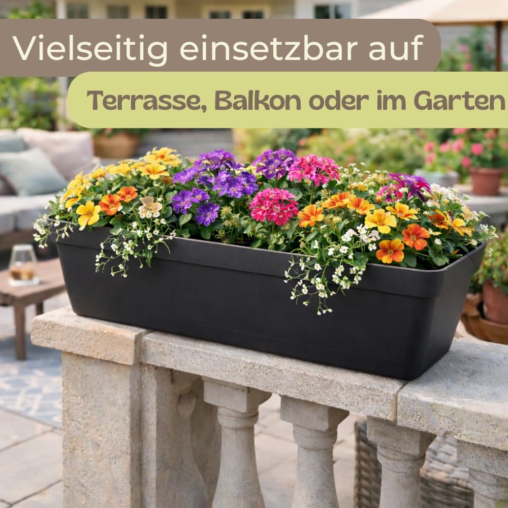 garpet-garten-blumenkasten-50-cm-balkonkasten-anthrazit-wasserspeicher image 5