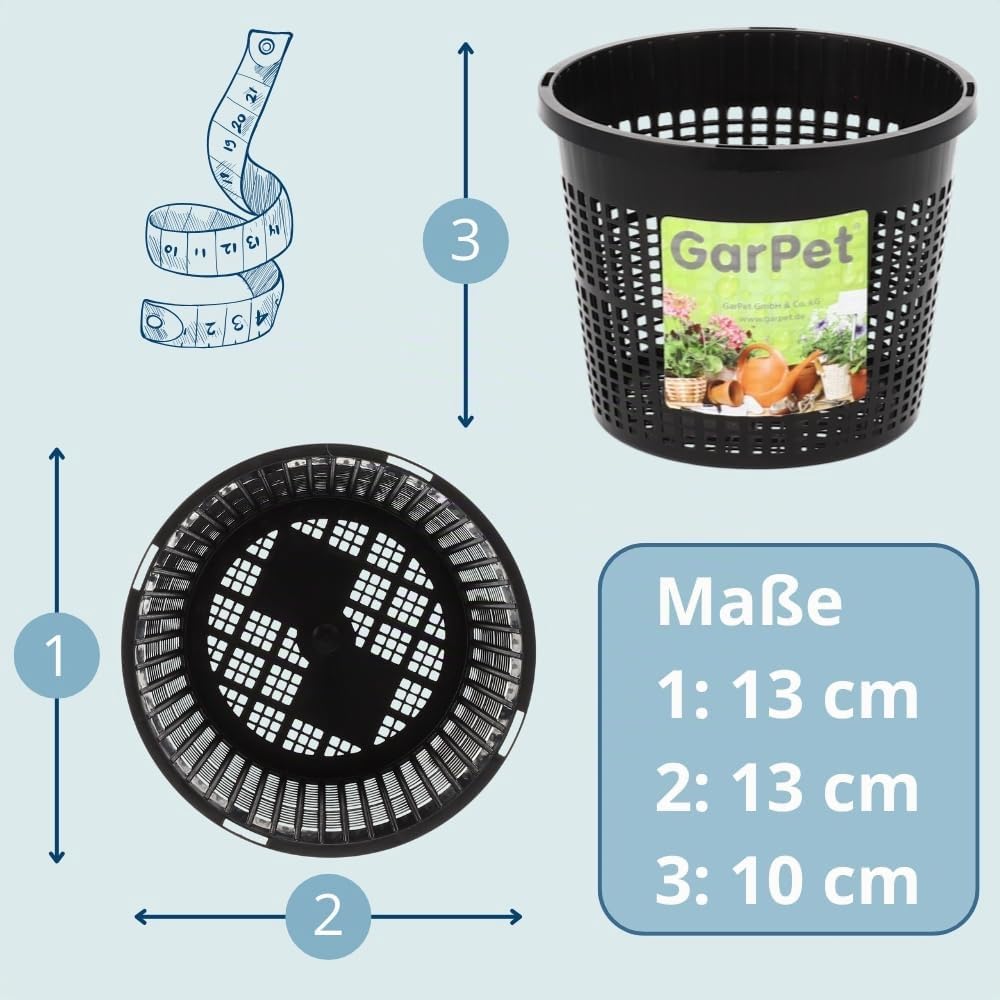 garpet-garten-pflanzkorb-rund-13-cm-teichpflanzkorb-schwarz image 2