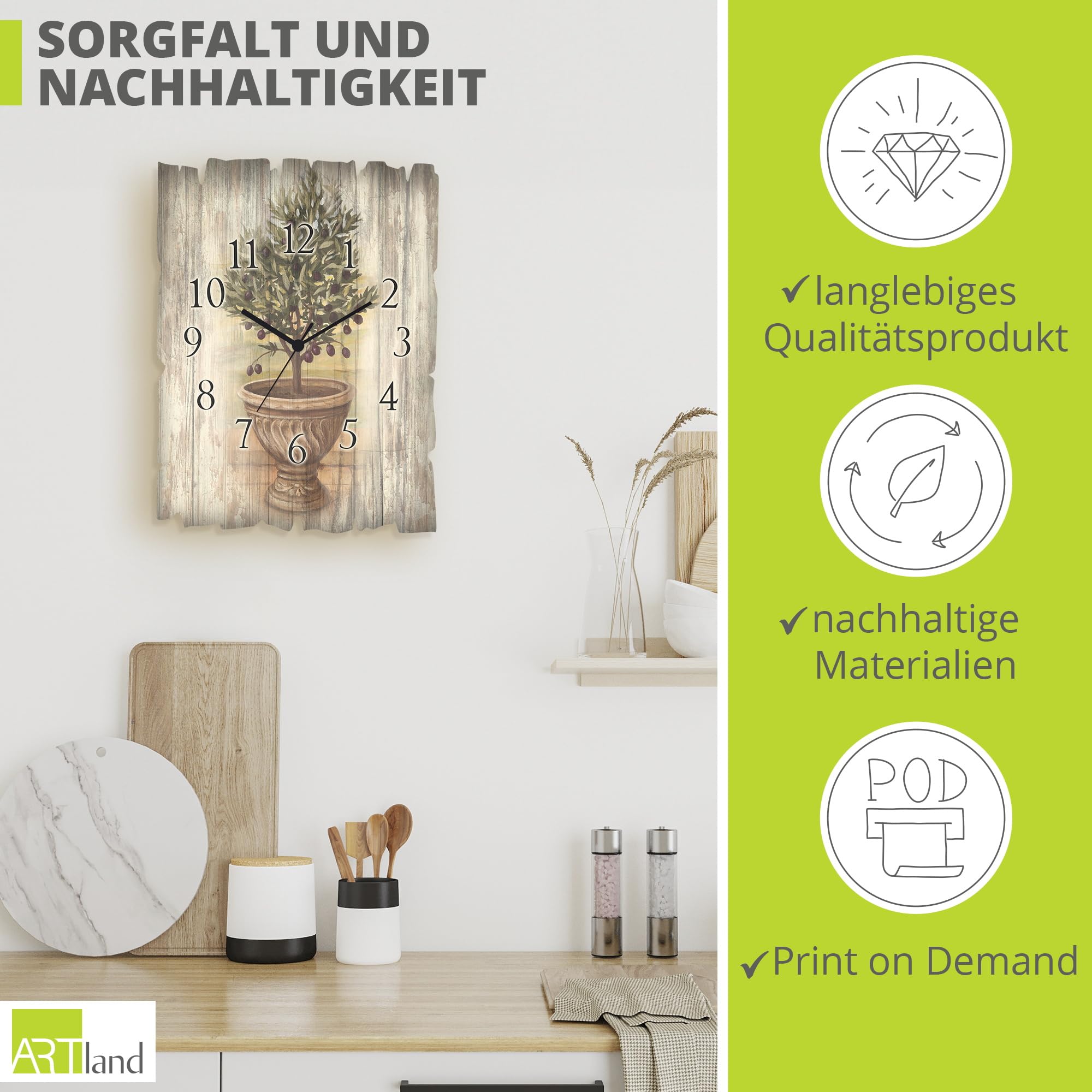 artland-wanduhren-u0pu-wanduhr-30x40-cm-holz-oliven image 5