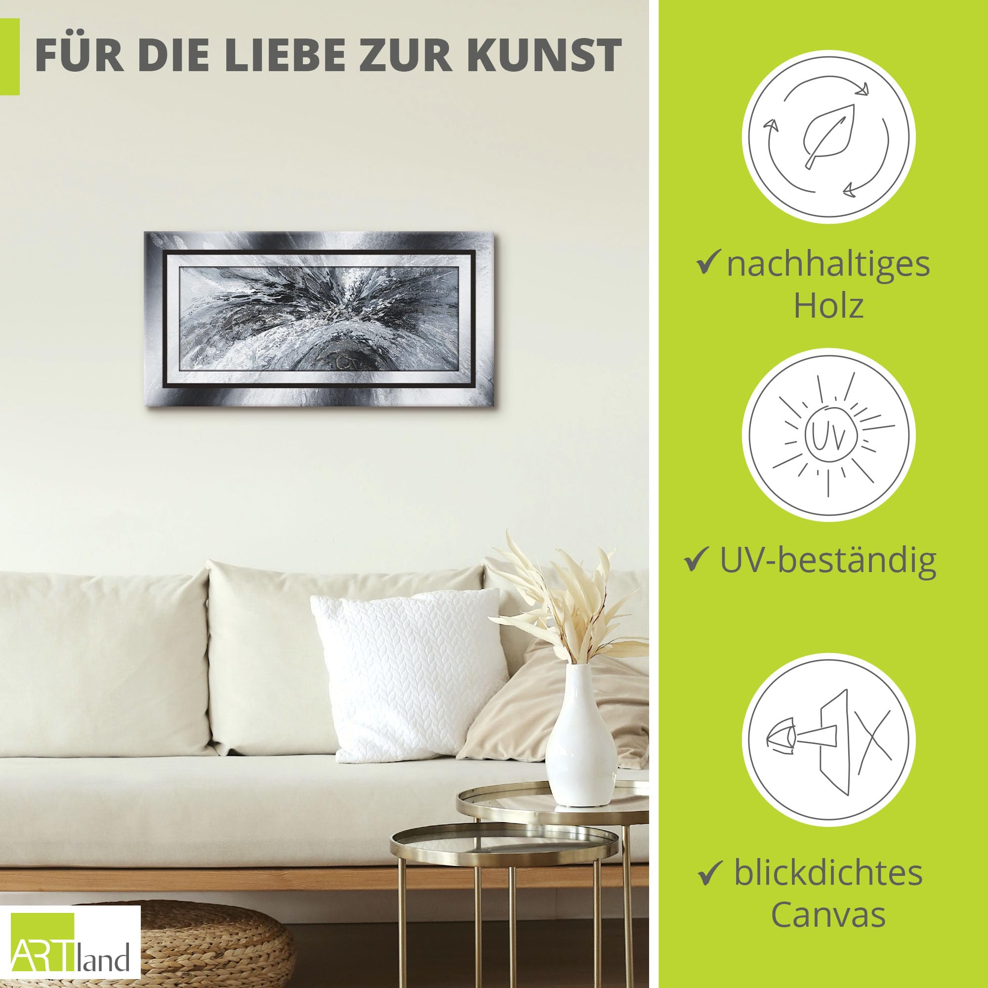artland-leinwandbilder-canvas-60x30-schwarz-wei-abstrakt-c6pf image 2