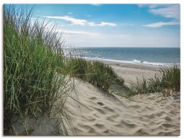 artland-leinwandbilder-weg-zum-strand-leinwandbild-80x60-cm-meer image 1