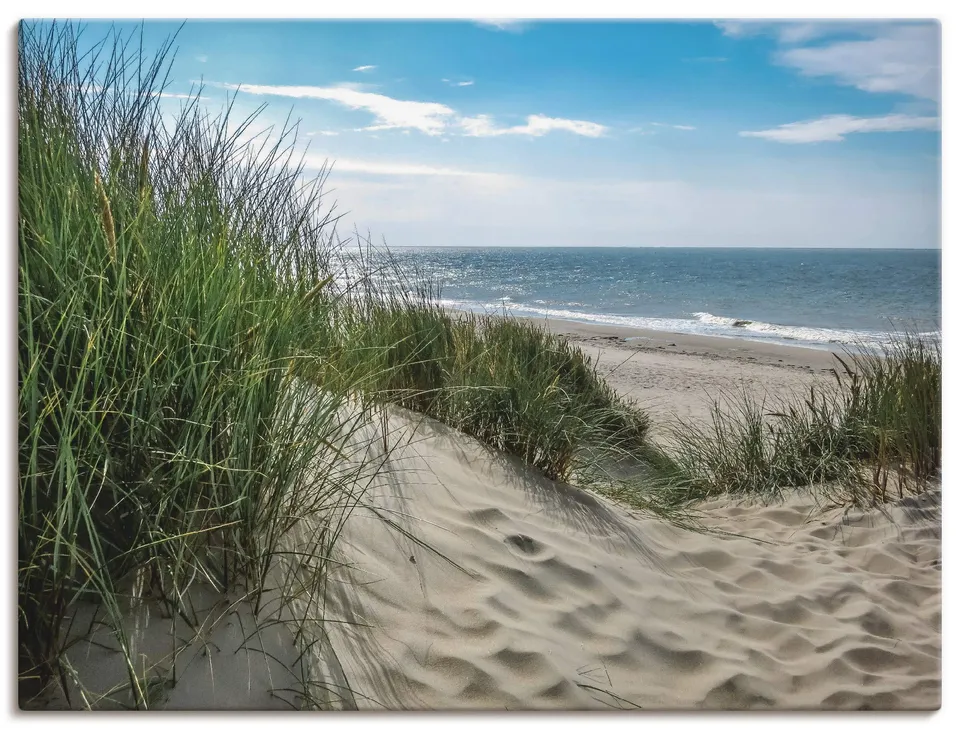 artland-leinwandbilder-weg-zum-strand-leinwandbild-80x60-cm-meer image 1