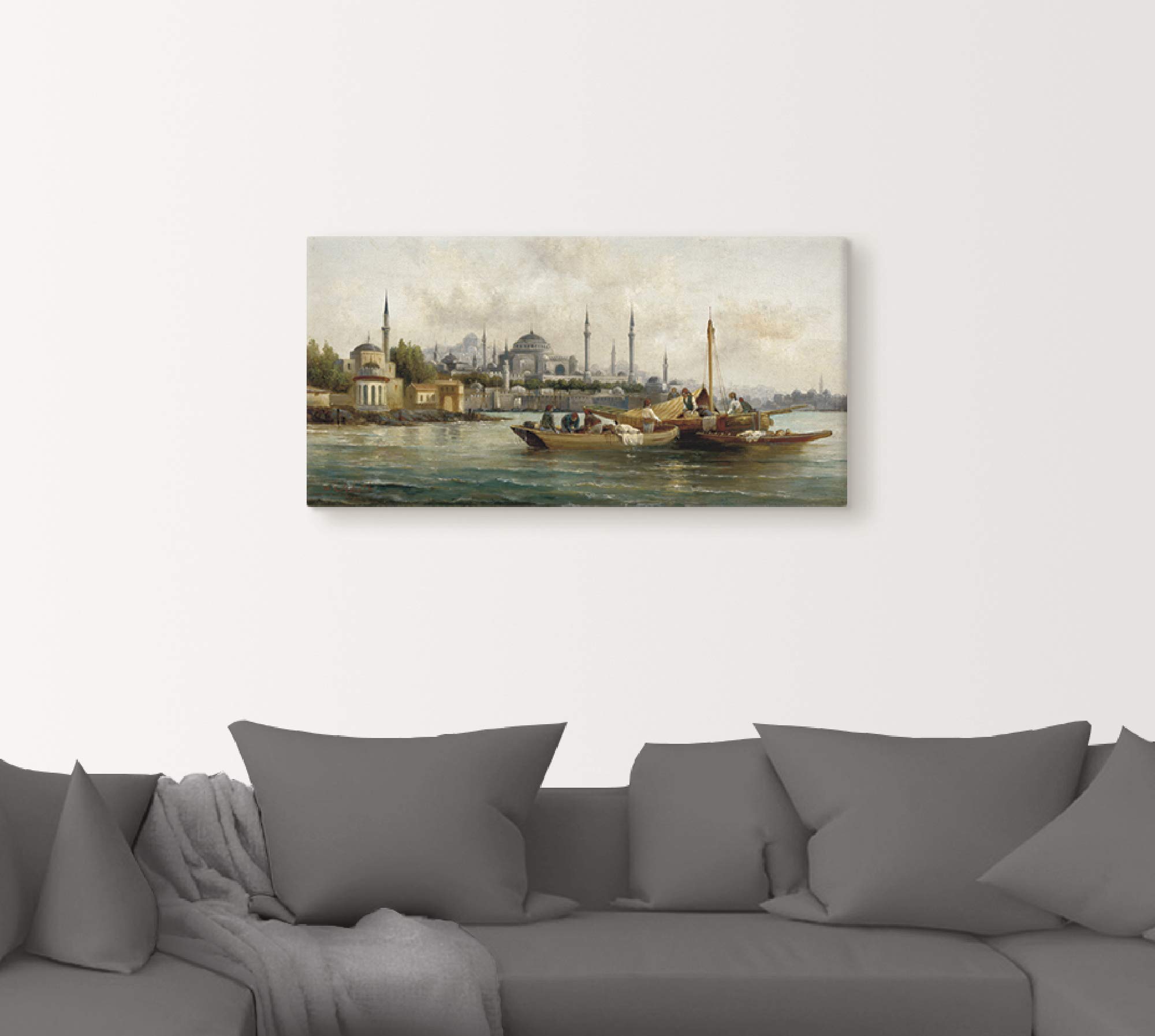 artland-leinwandbilder-istanbul-100x50-cm-leinwand-handelsschiffe image 8