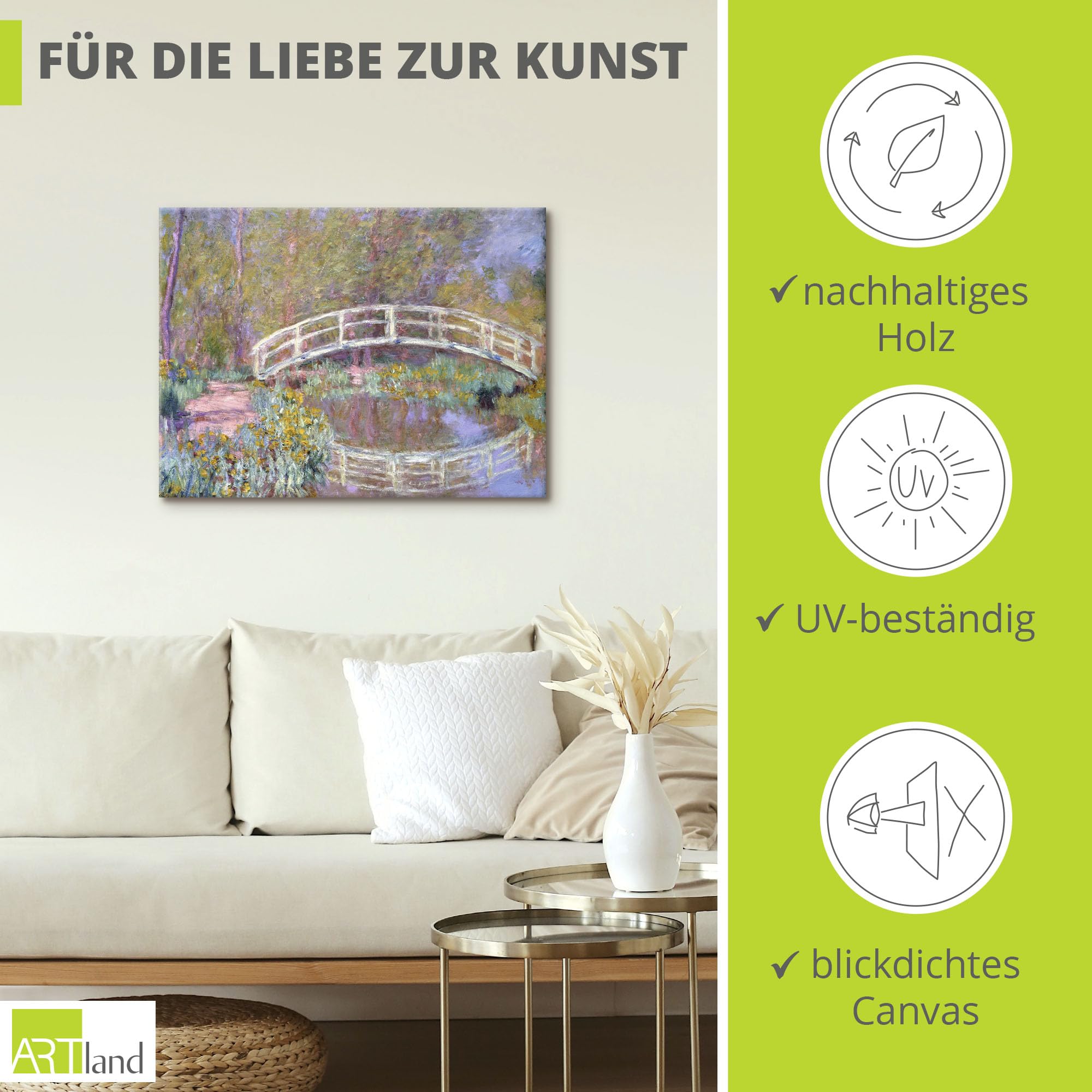 artland-leinwandbilder-monets-garten-br-cke-80x60-cm-leinwand image 2