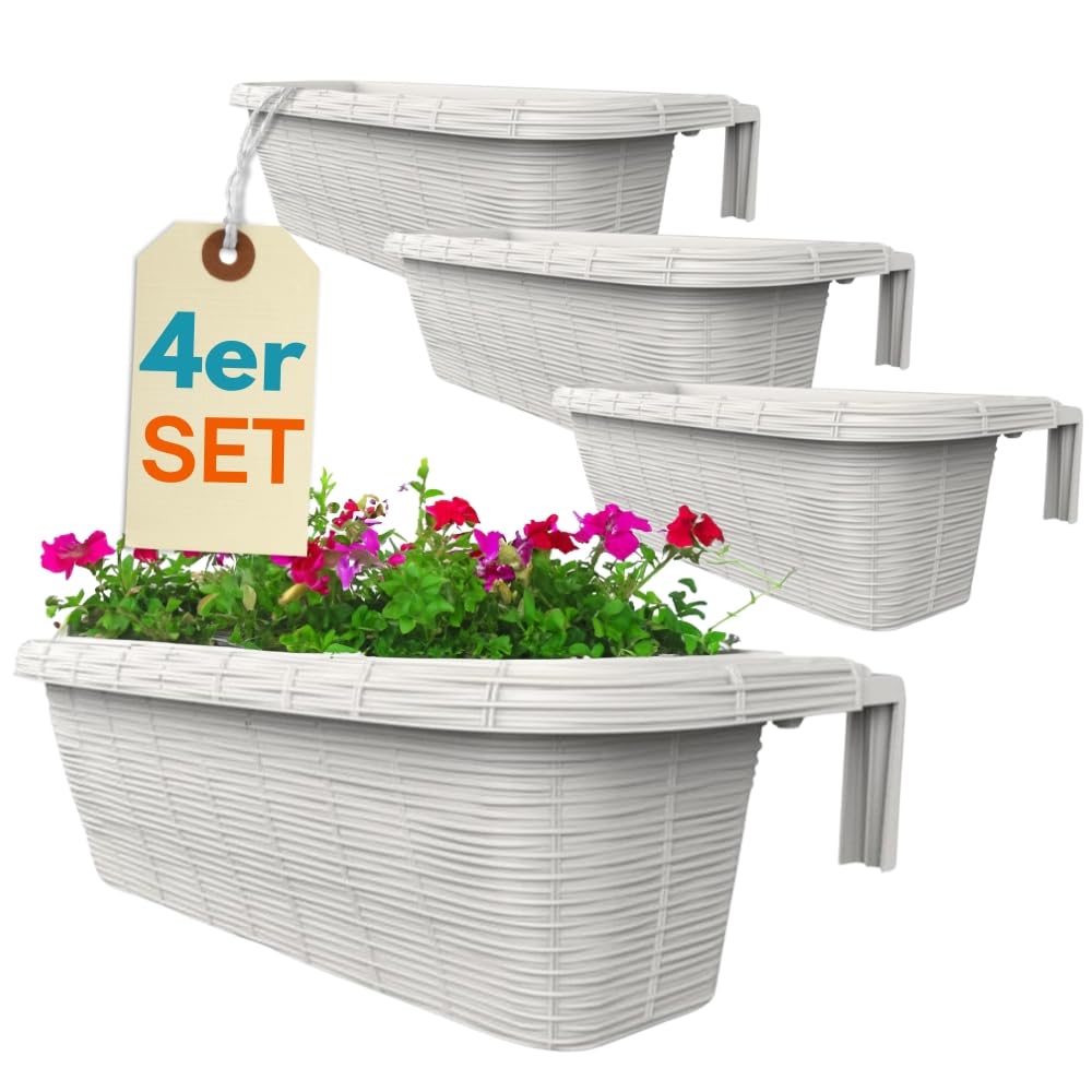 garpet-blumenkasten-wei-60-cm-4er-set-rattan-wasserspeicher image 1