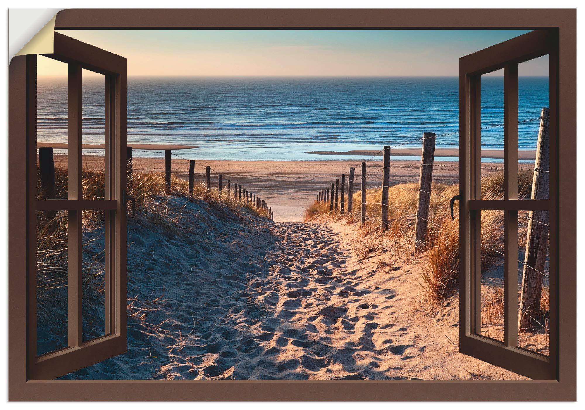 artland-wandaufkleber-stille-sanibel-florida-50x50-cm-vinyl image 6