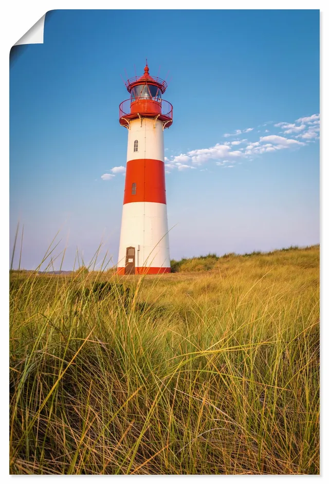 artland-kunstdrucke-leuchtturm-sylt-poster-80x120-cm-nordsee image 1