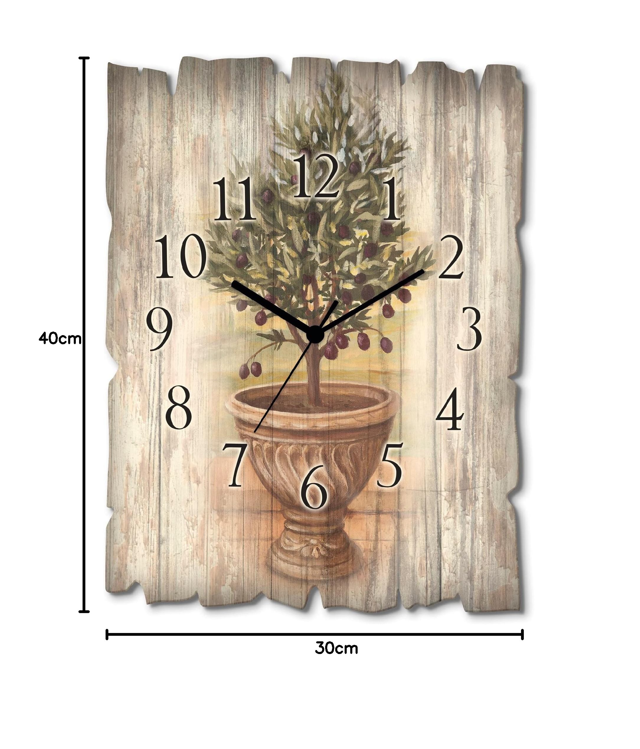 artland-wanduhren-u0pu-wanduhr-30x40-cm-holz-oliven image 8