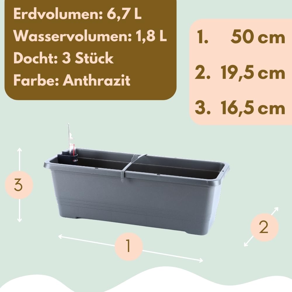 garpet-garten-blumenkasten-balkon-50-cm-anthrazit-wasserspeicher image 2