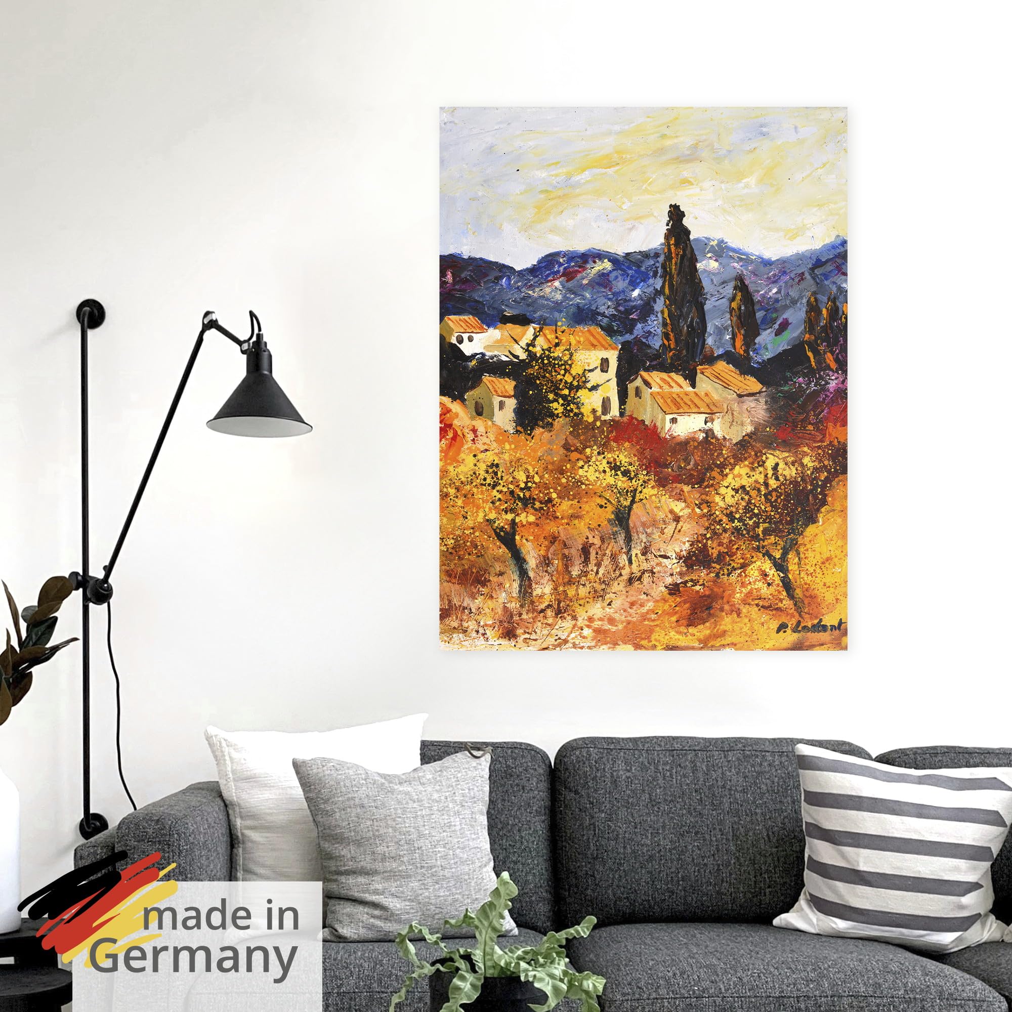 artland-wandaufkleber-wandtattoo-90x120-provence-herbstdorf image 5
