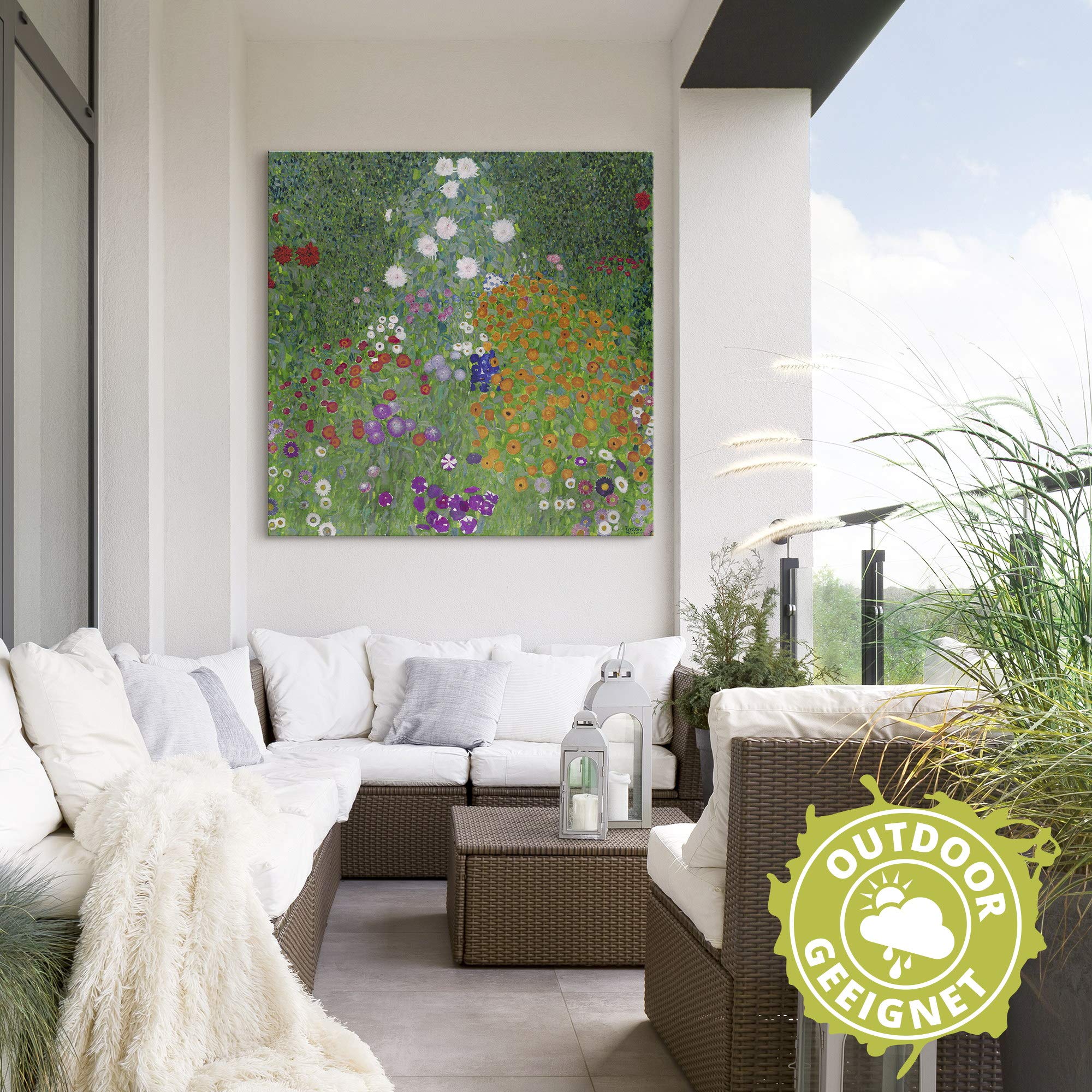 artland-garten-alubild-50x50-cm-klimt-bauerngarten-wetterfest image 6