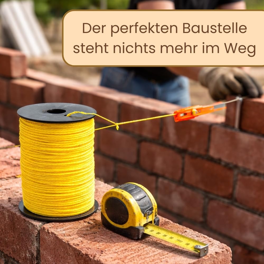 garpet-heimwerk-maurerschnur-gelb-6er-set-100m-bauschnur image 3