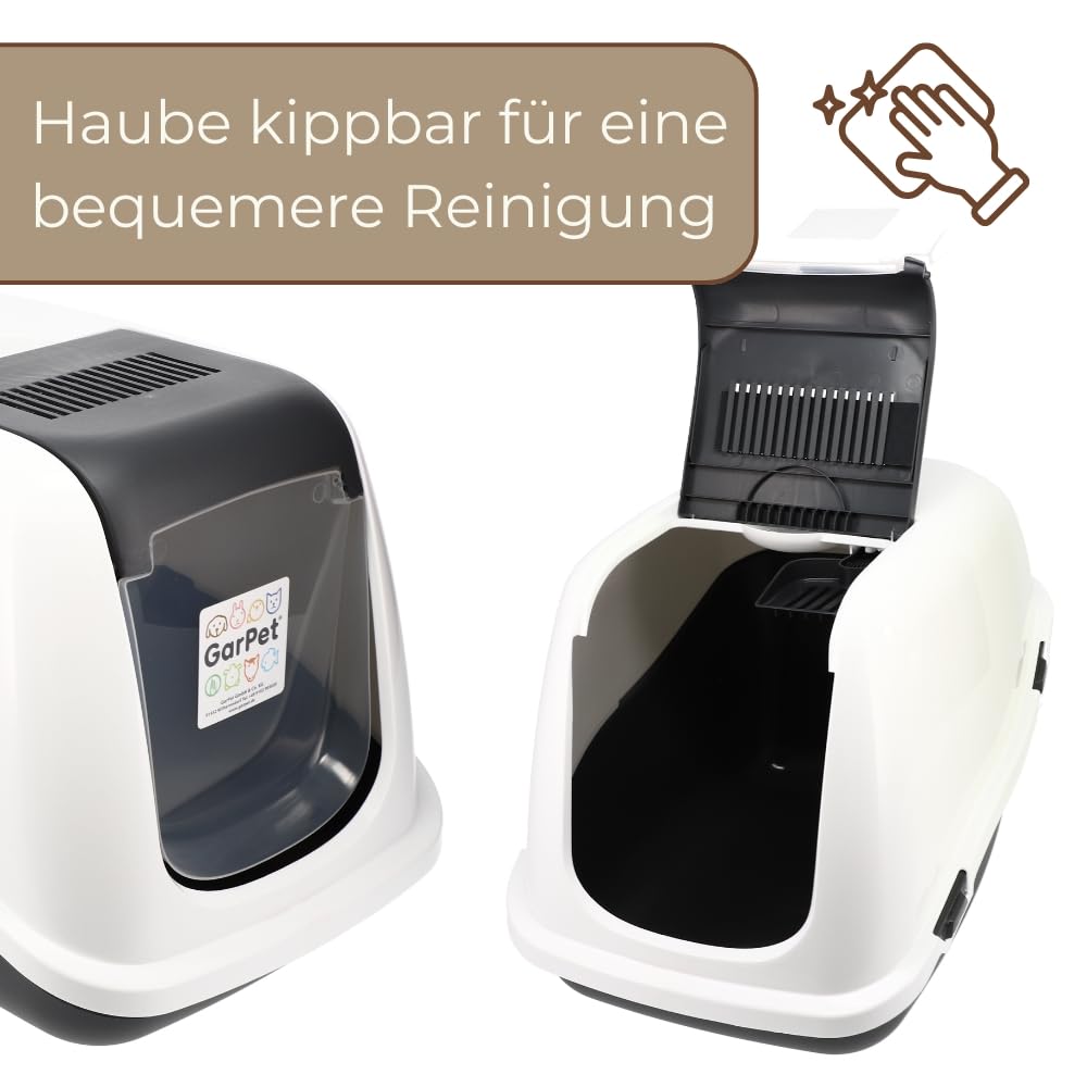 garpet-tierwelt-katzenklo-xl-mit-deckel-aktivkohlefilter image 4