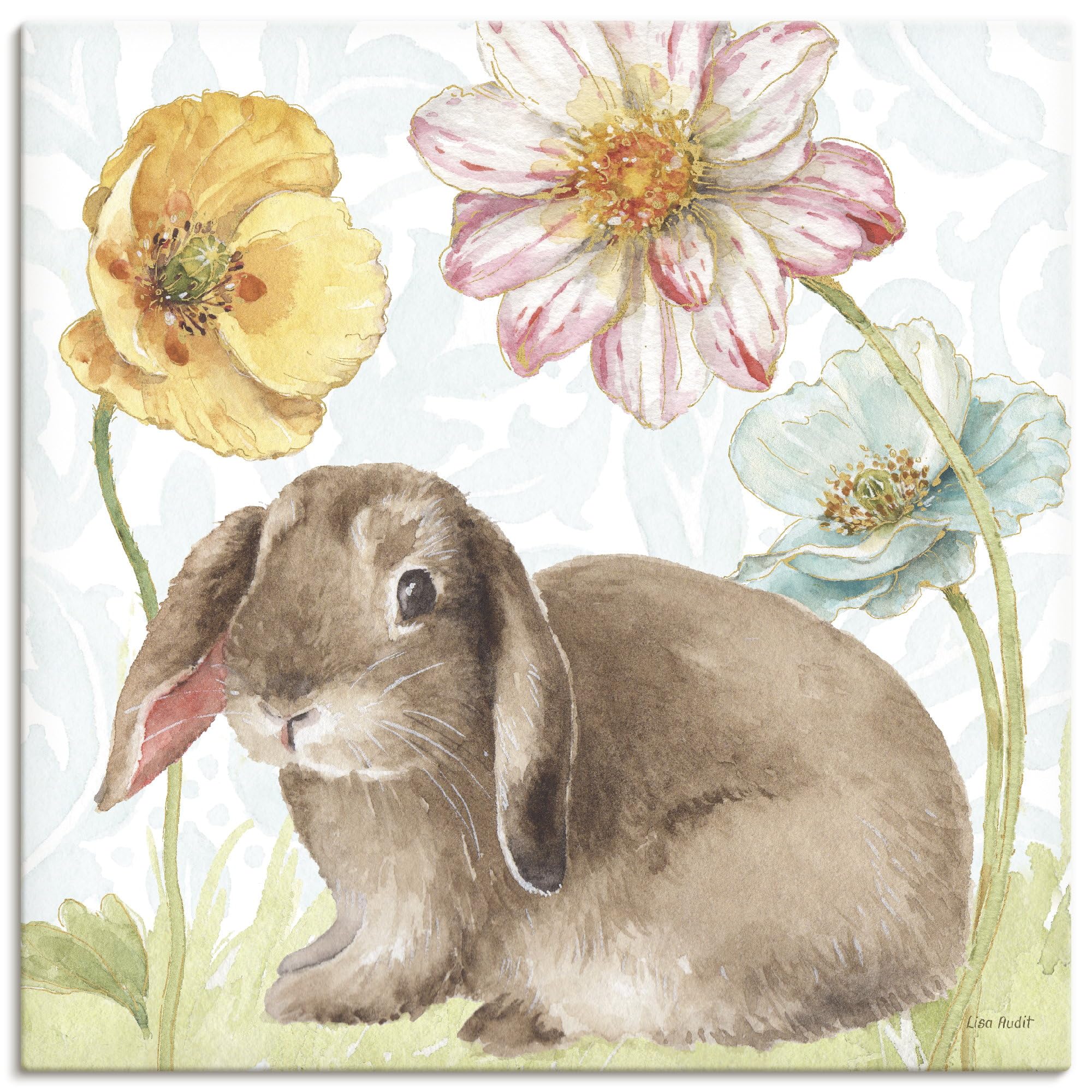 artland-leinwandbilder-bison-meditation-leinwandbild-30-x-30-cm image 7