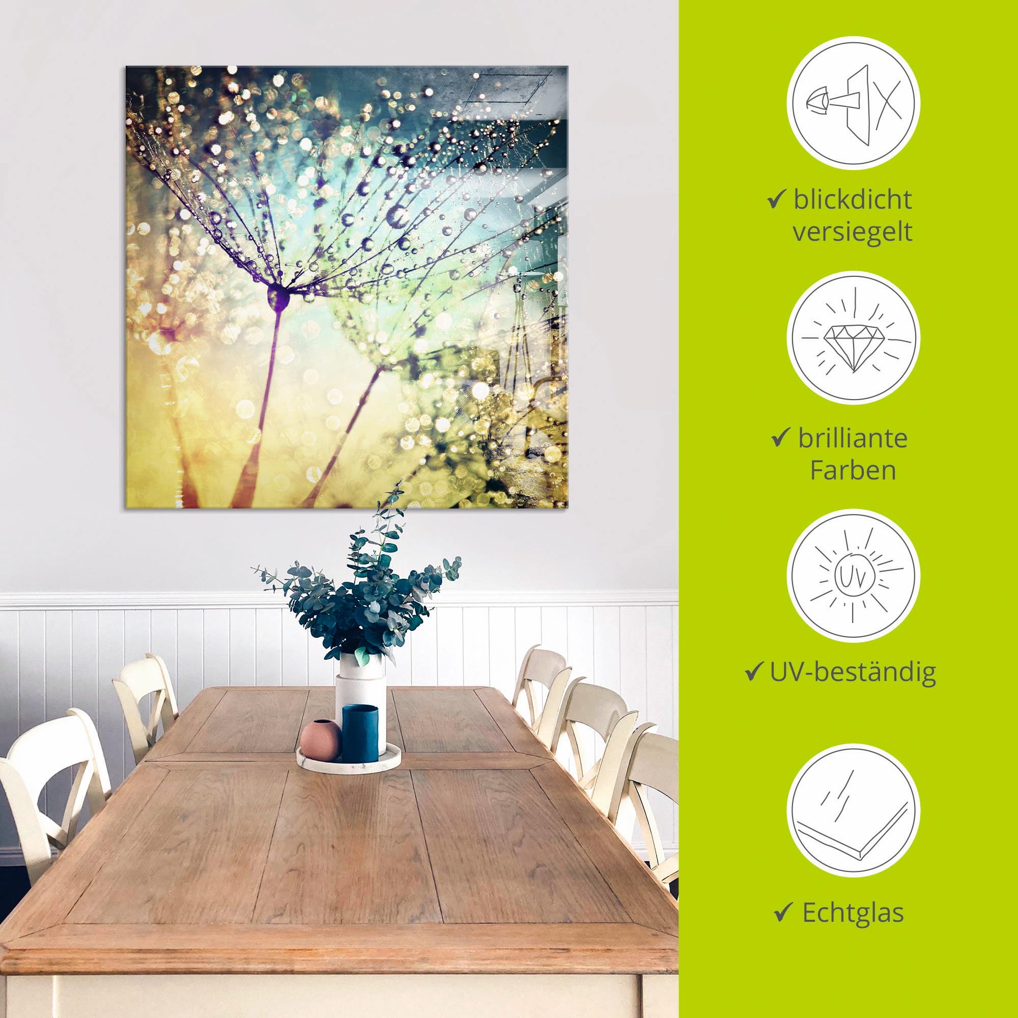 artland-glasbilder-pusteblume-glasbild-50x50-cm-quadratisch-natur image 3