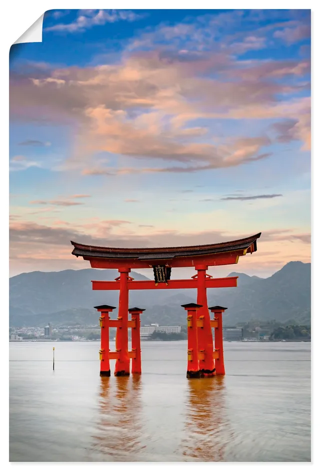 artland-itsukushima-schrein-poster-60x90-cm-u5gu-japan image 1