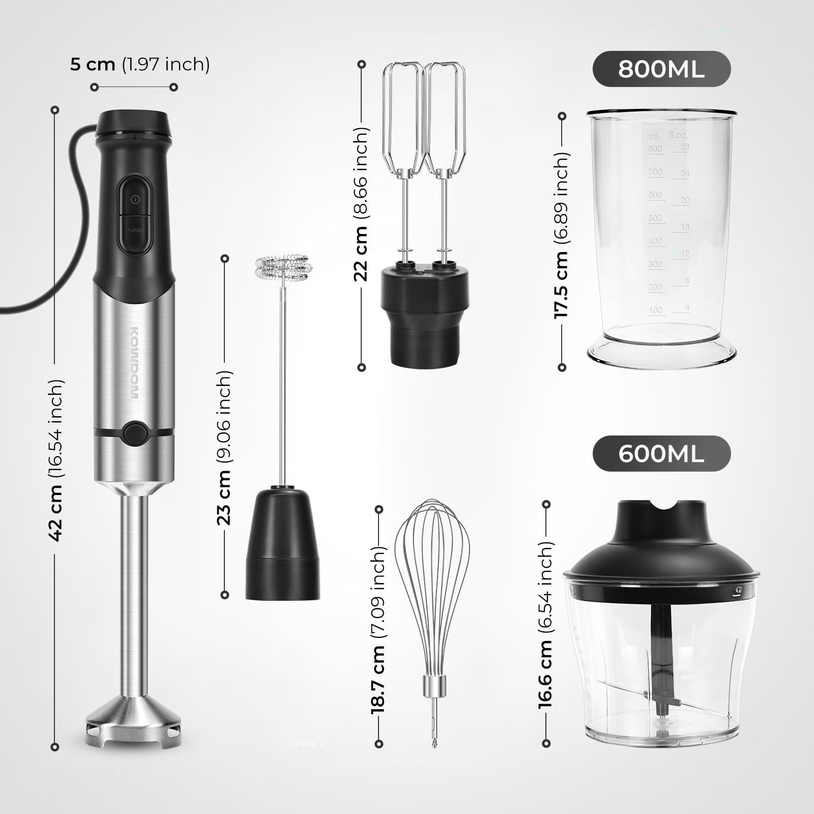 kowdom-hand-blender-stabmixer-wei-1200w-mit-zubeh-r image 3