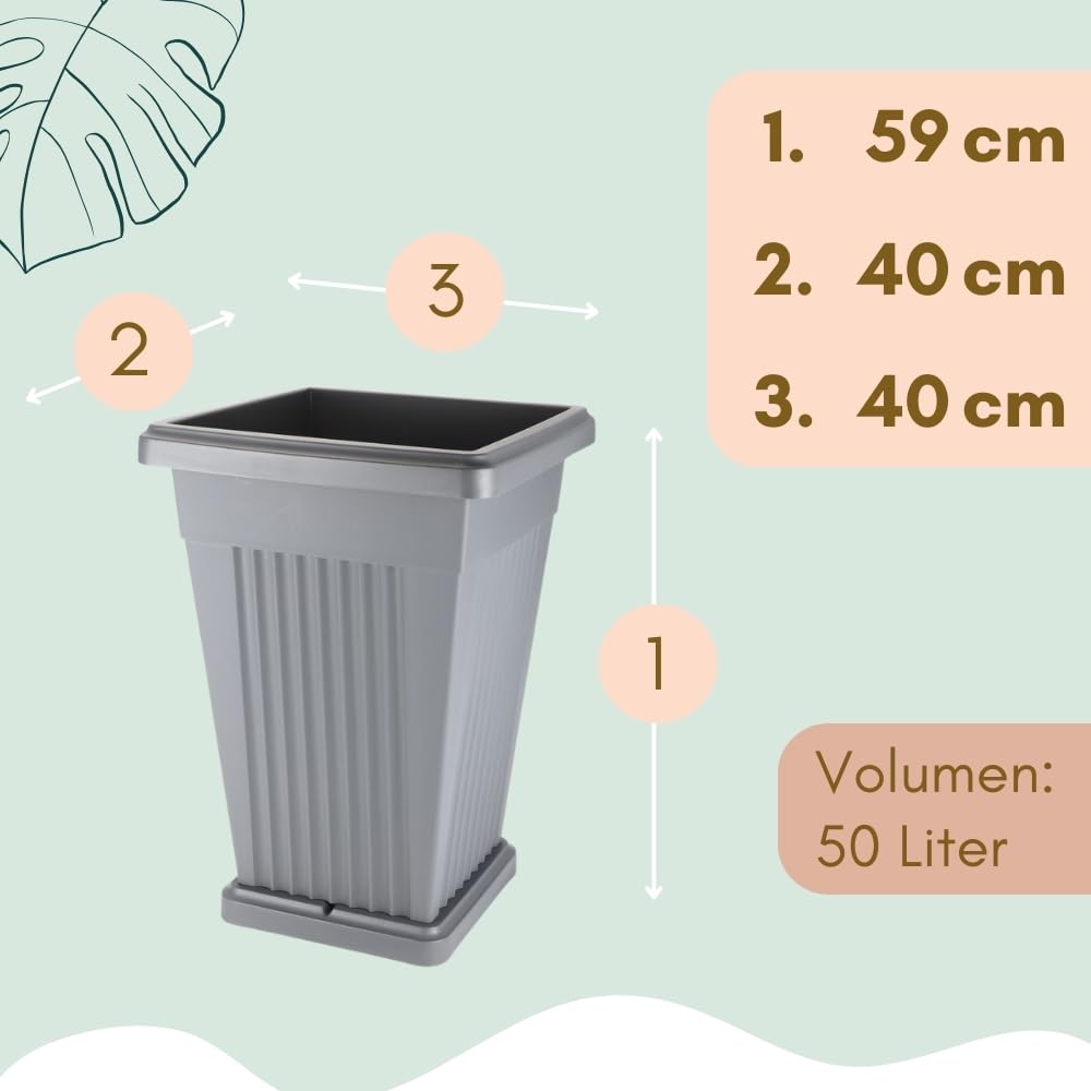 garpet-garten-pflanzk-bel-gro-grau-50l-pyramide-outdoor image 2