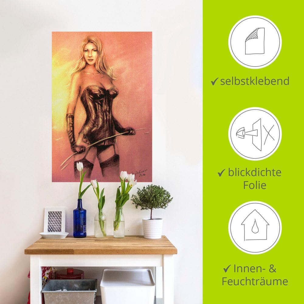 artland-wandaufkleber-u4vg-wandtattoo-sexy-domina-40x60-cm image 3