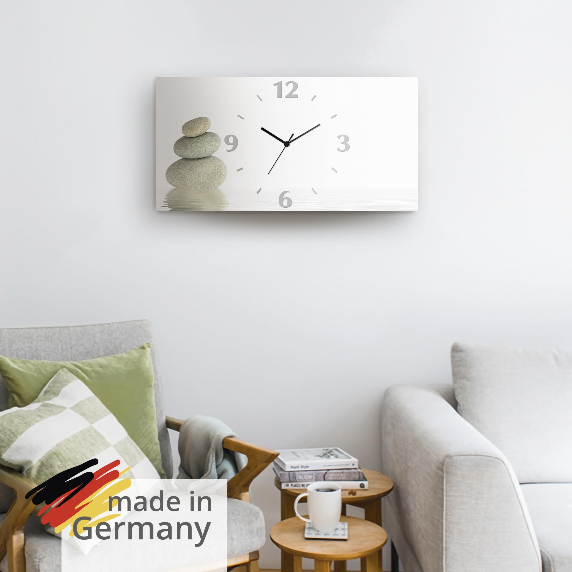 artland-wanduhren-zen-quarzuhr-50x25-cm-lautlos image 6