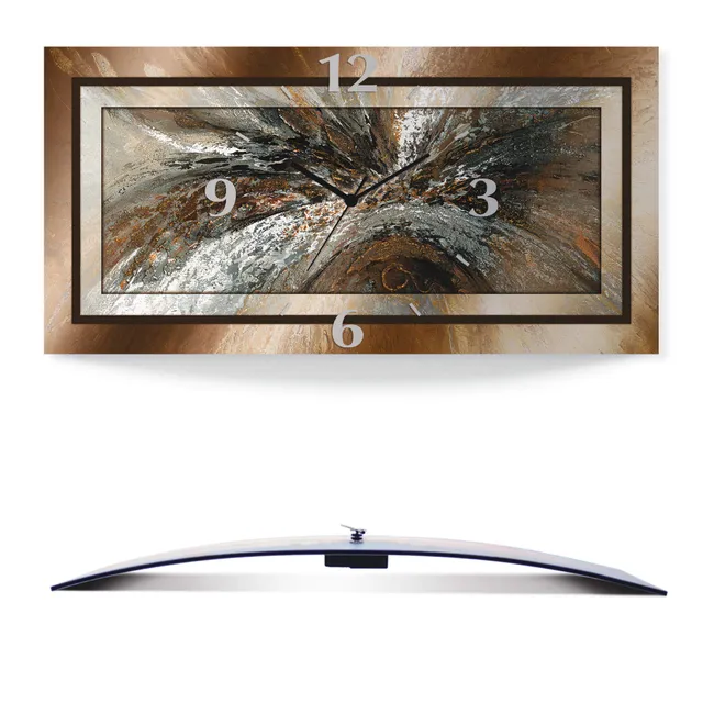 artland-wanduhren-quarzuhr-60x30-cm-abstrakt image 1