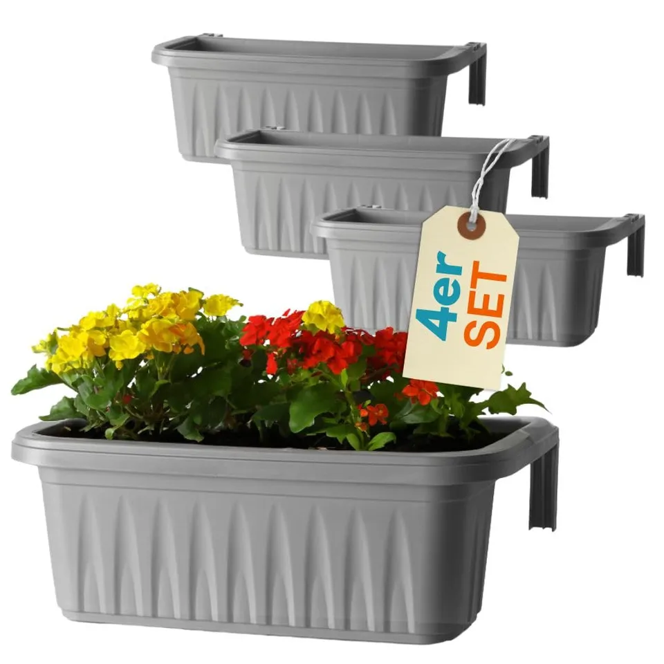 garpet-garten-blumenkasten-grau-50-cm-4er-set image 1
