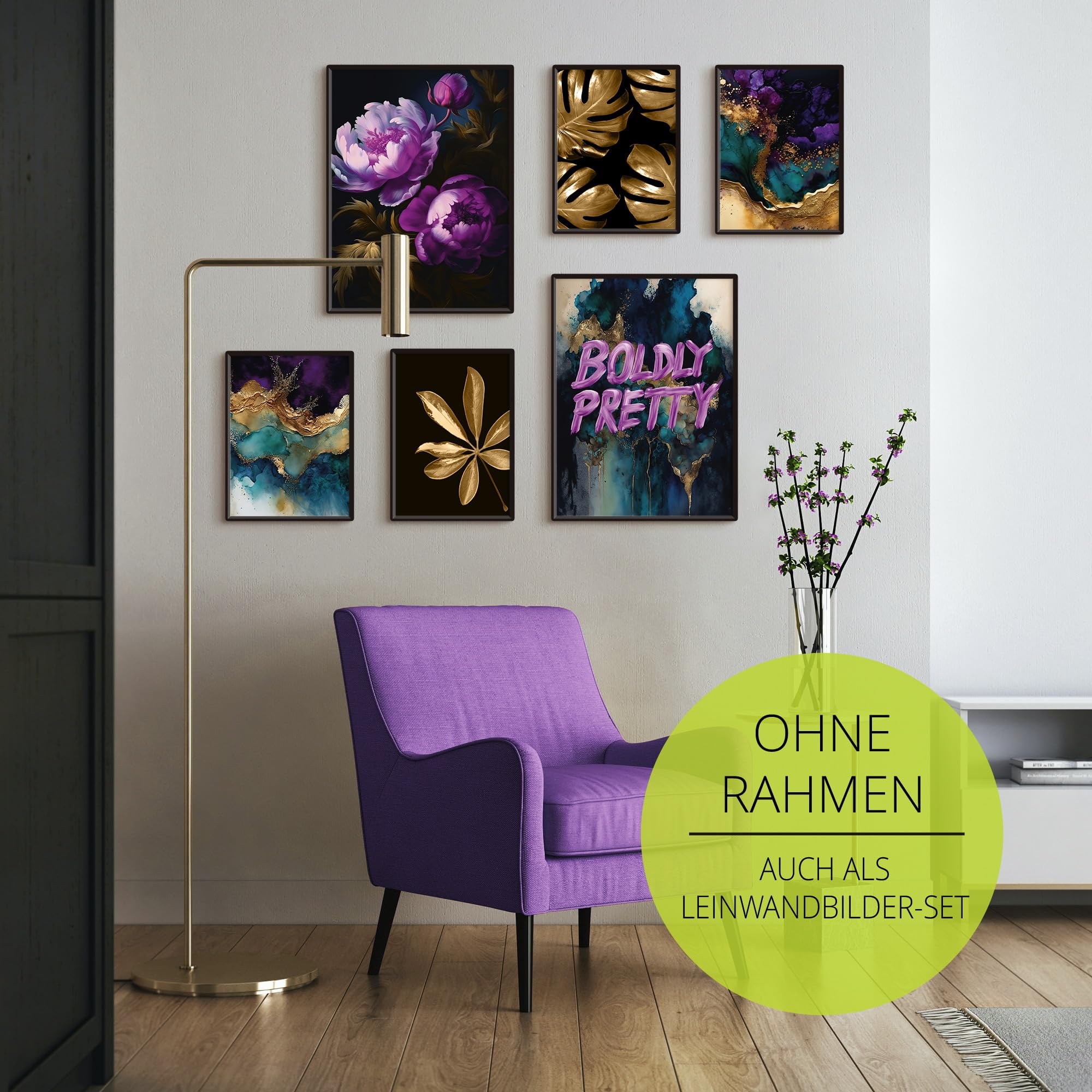 artland-posterset-boldly-pretty-6-tlg-2xa3-4xa4-ohne-rahmen image 3