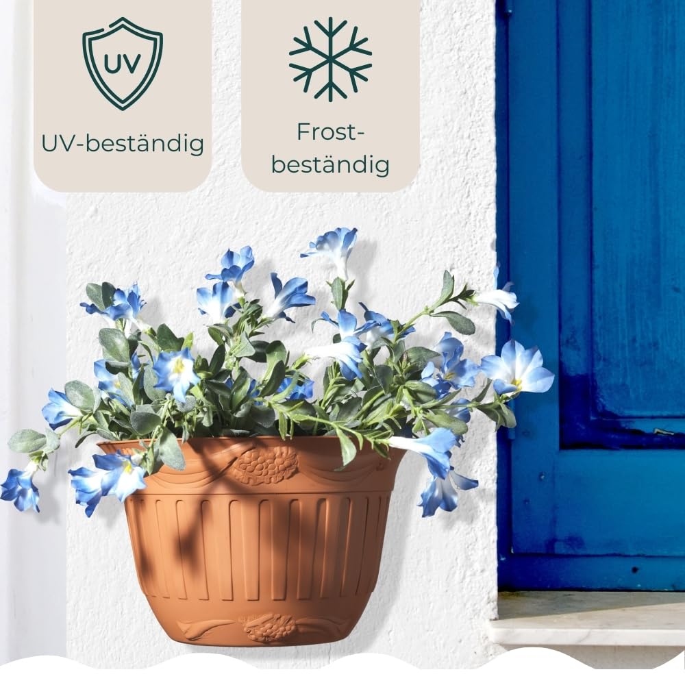 garpet-garten-blumentopf-regenrohr-terracotta-2er-set-fallrohr image 7