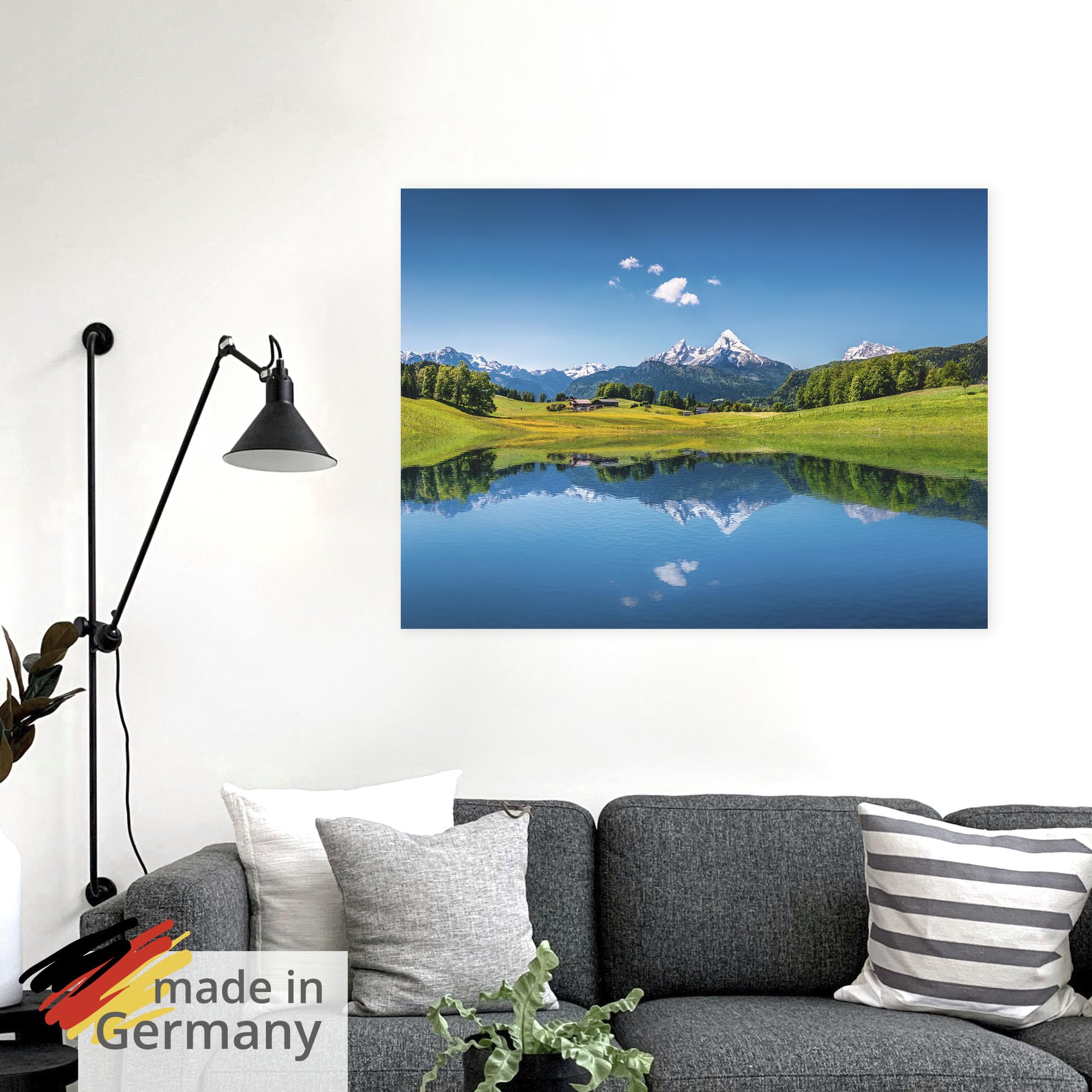 artland-wandaufkleber-alpen-see-120x90-cm-wandtattoo-vinyl image 5