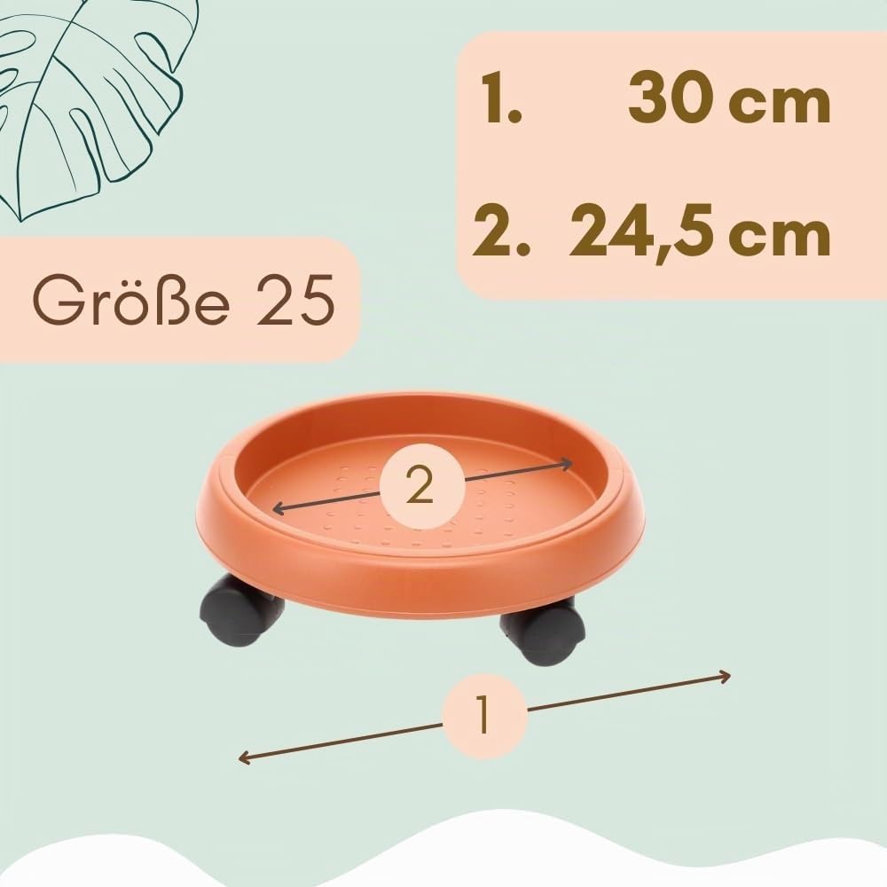 garpet-garten-pflanzenroller-rund-25-cm-mit-rollen image 2
