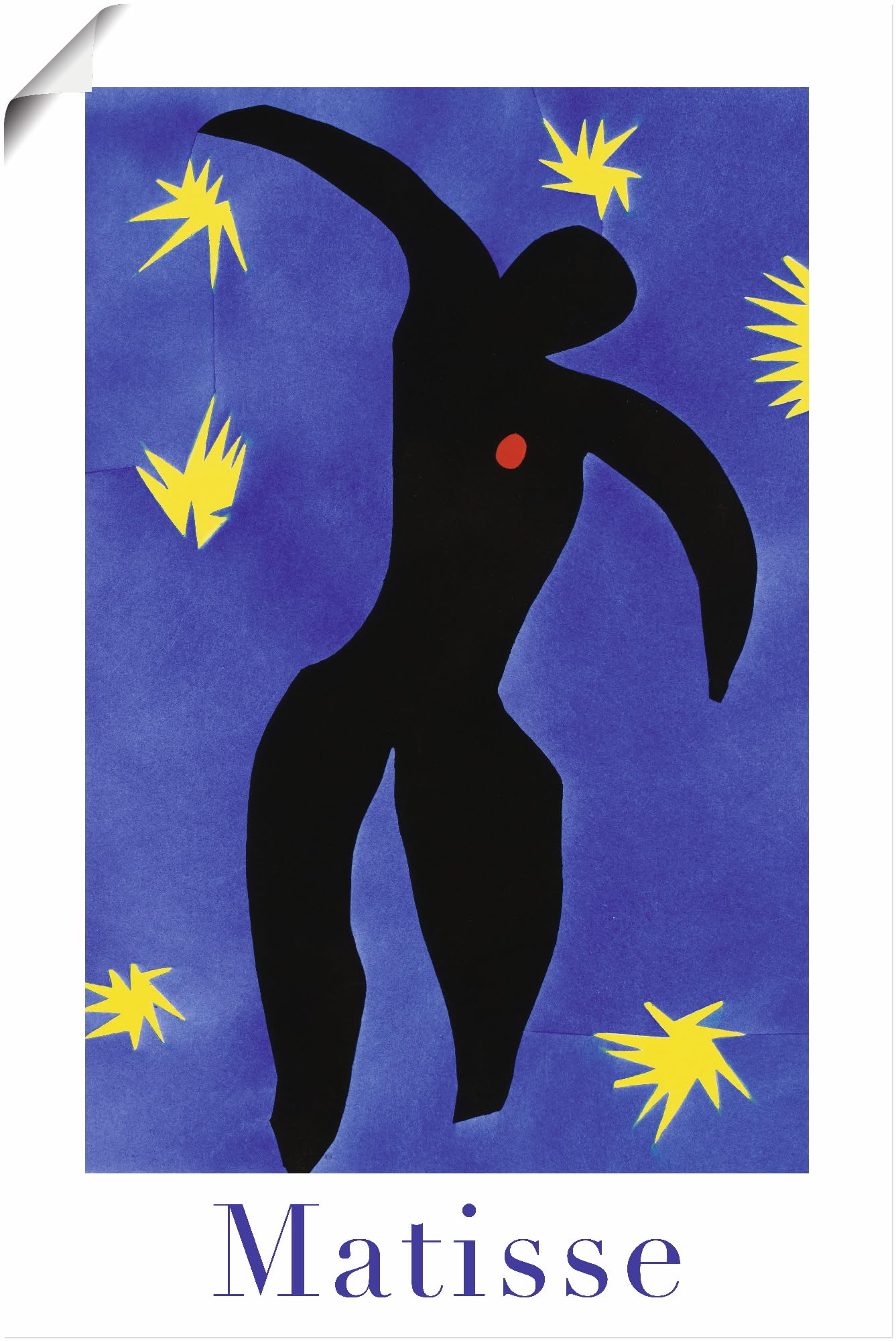 artland-kunstdrucke-matisse-ikarus-wandposter-40x60-cm-bunt image 1