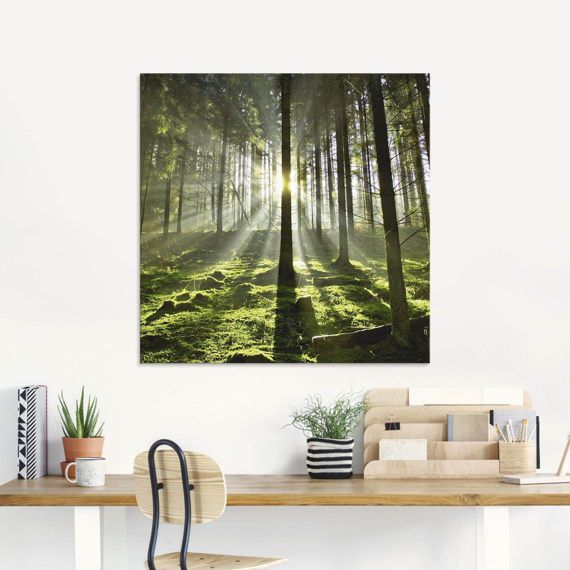 artland-glasbilder-t5sv-glasbild-60x80-wald-hochformat image 7
