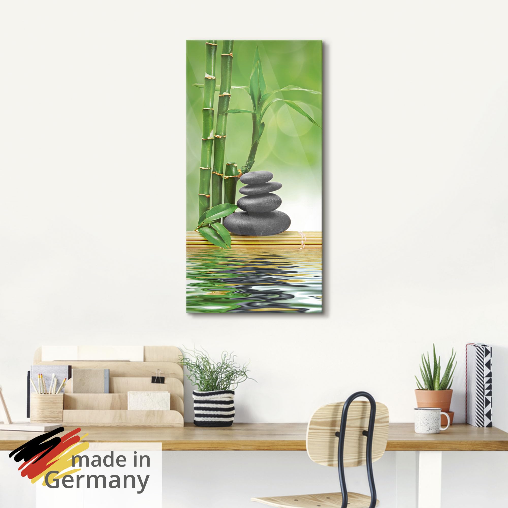 artland-t5op-glasbild-60x30-cm-asien-zen-spa-steine-bambus image 5