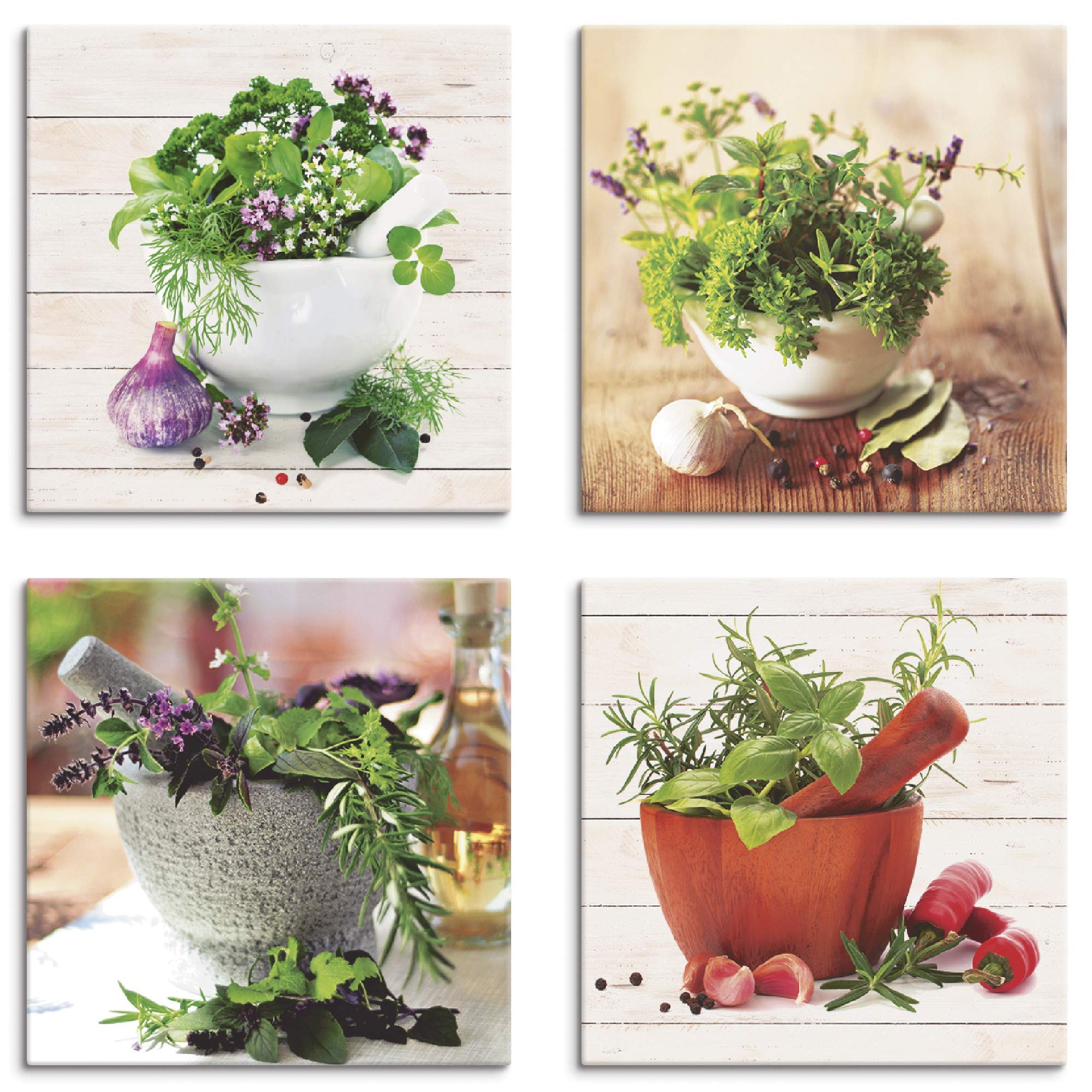 artland-leinwandbilder-kr-uter-4tlg-30x30-cm-leinwandbild-k-che image 8