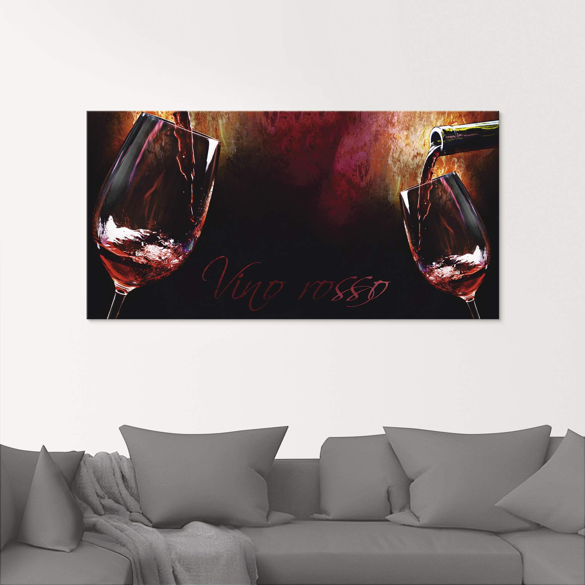 artland-glasbilder-rotwein-glasbild-30x60-bar-hochformat image 8