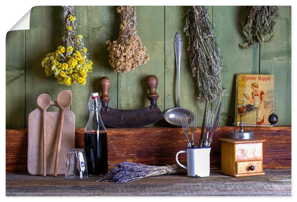artland-kr-uter-poster-60x40-cm-k-chenbild-landhaus-kunstdruck image 1