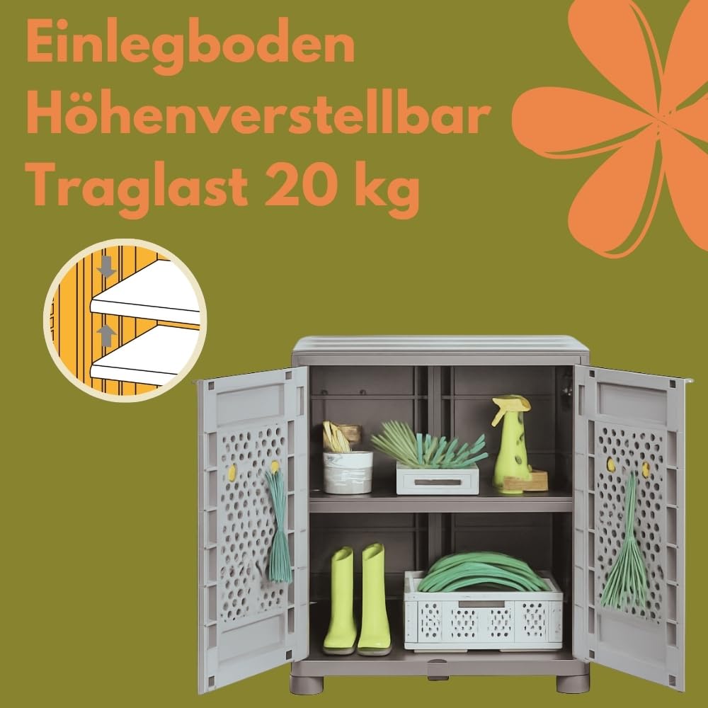 garpet-garten-gartenschrank-89-cm-kunststoff-wetterfest-abschlie-bar image 4