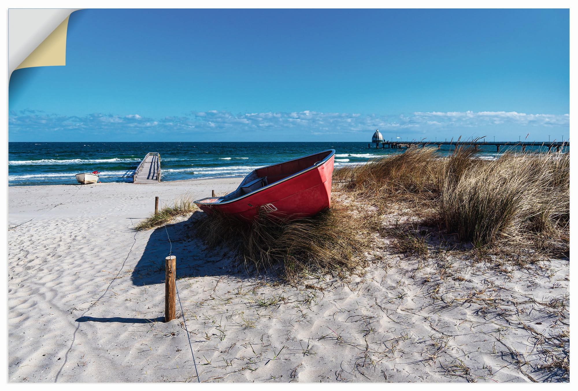 artland-wandaufkleber-leuchtturm-sylt-80x60-cm-meer-strand image 8