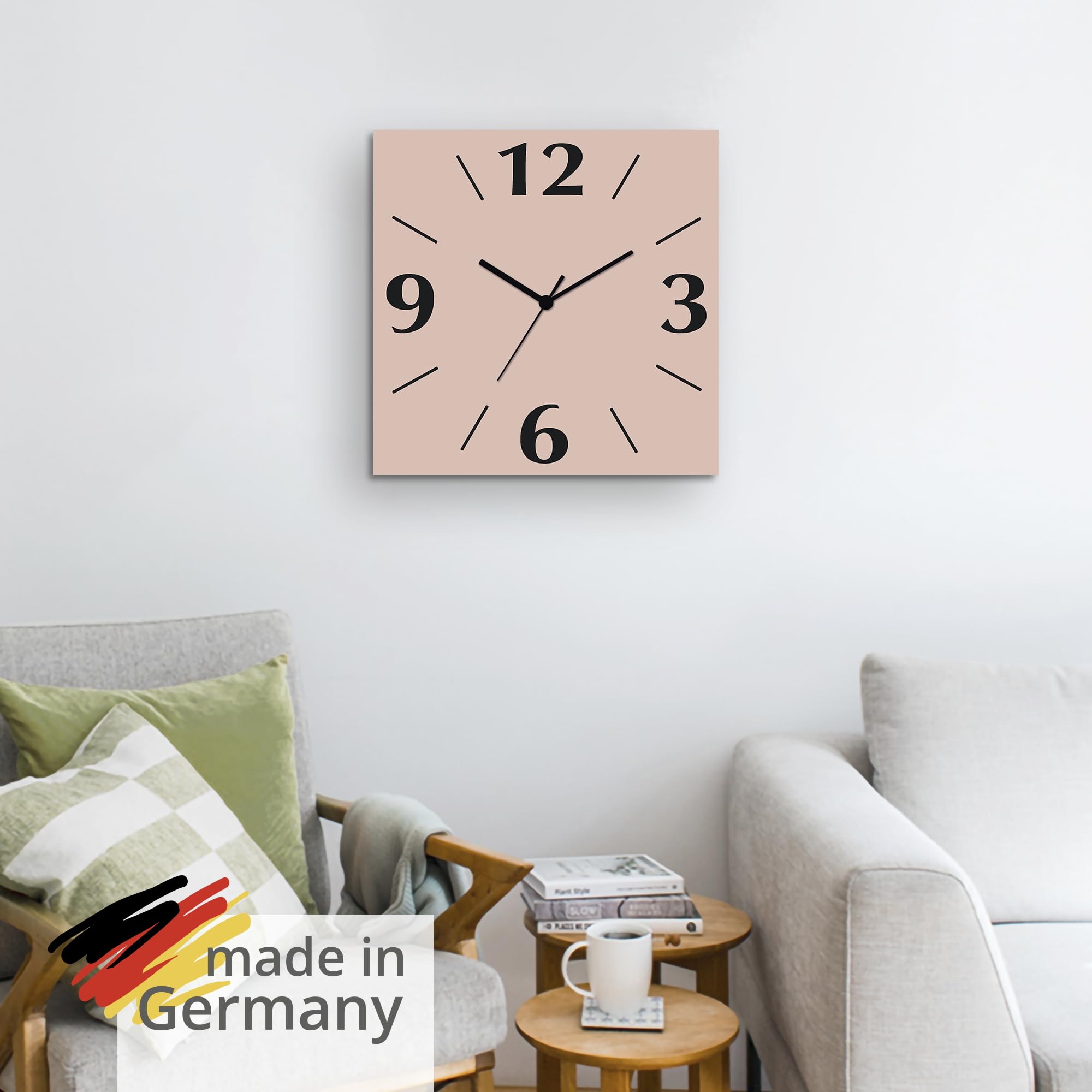 artland-wanduhren-funkuhr-alu-30x30-cm-rosa-altrosa-s7kk image 6
