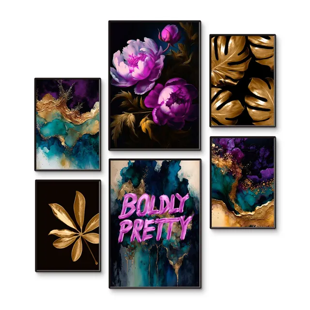 artland-posterset-boldly-pretty-6-tlg-2xa3-4xa4-ohne-rahmen image 1